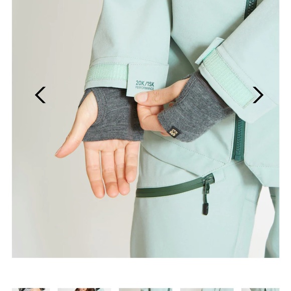 XTM Performance: Palladium ll Ladies Snow Shell Jacket Jade - Picture 8 of 13